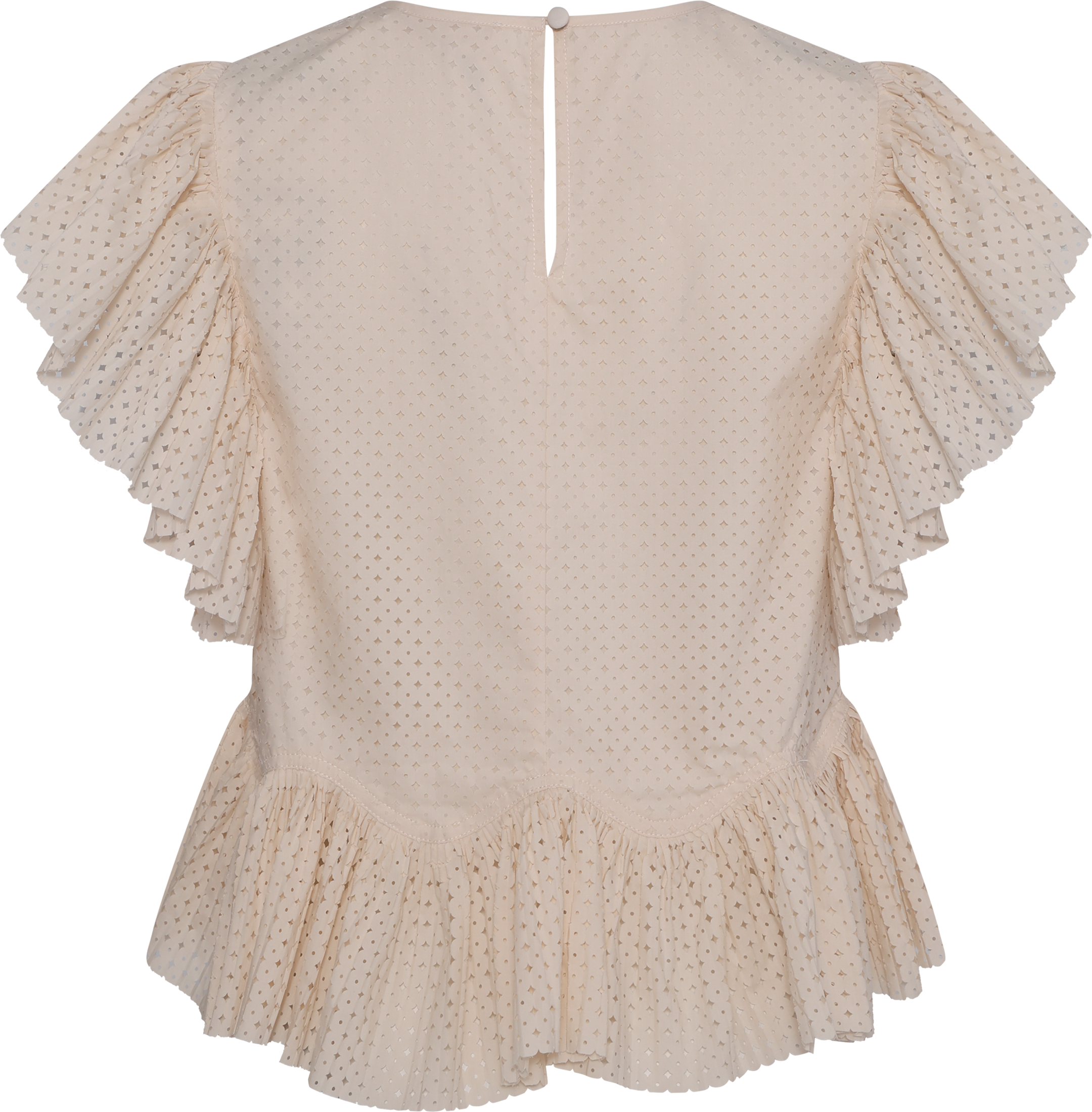 Veasna Flutter Sleeve Top - Cowrie