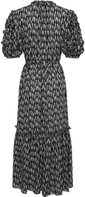 Channary Puff Sleeve Dress - Graphite