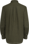 Classic Fit Linen Shirt - Supply Olive