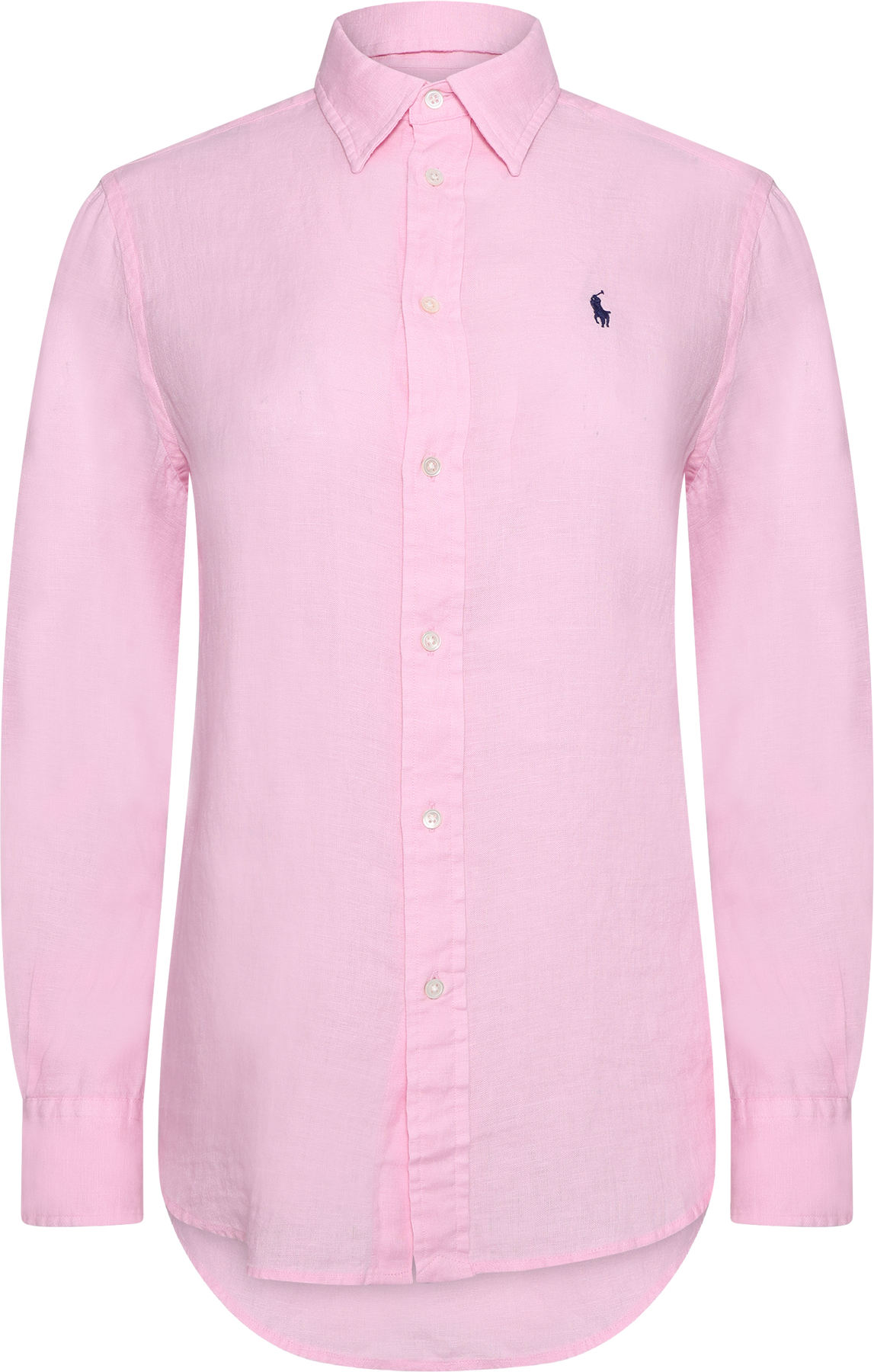 Classic Fit Linen Shirt - Carmel Pink