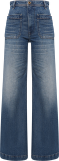 Woven Flare Pants - Arlit Wash