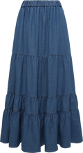 Ellen Denim Maxi Skirt - Blue