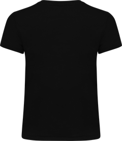 Cotton Jersey Crewneck T-Shirt - Polo Black