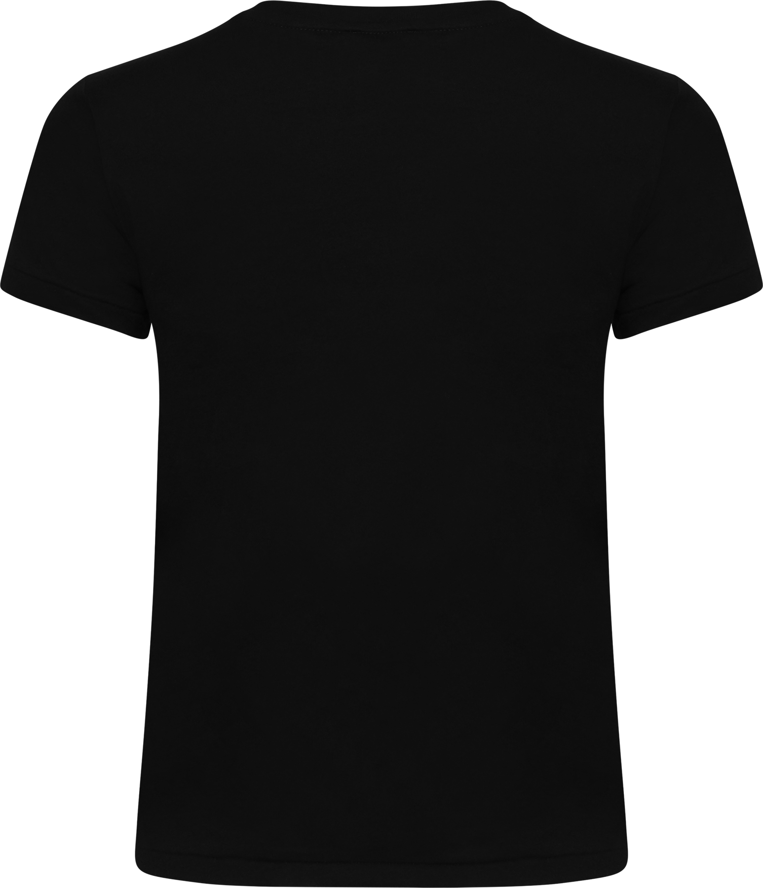 Cotton Jersey Crewneck T-Shirt - Polo Black