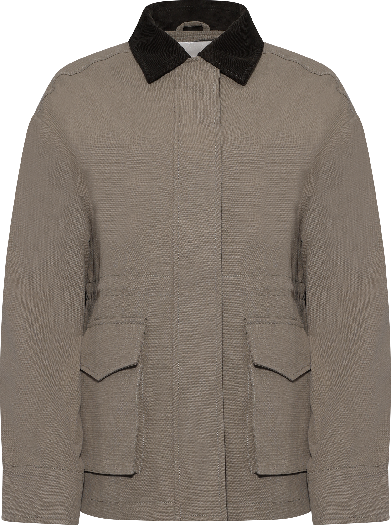 Camilla Cotton Utility Jacket - Light Green