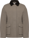 Camilla Cotton Utility Jacket - Light Green