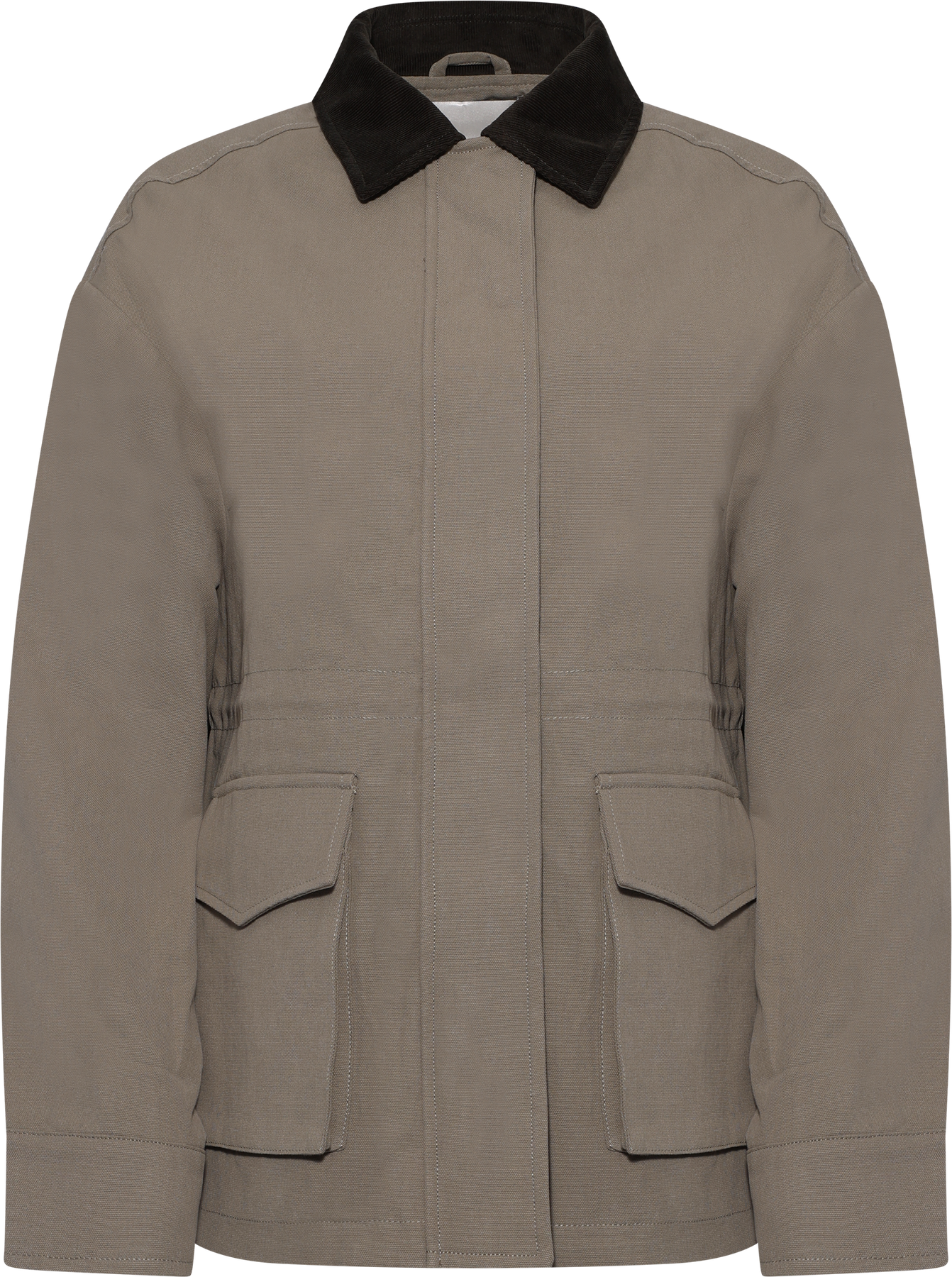 Camilla Cotton Utility Jacket - Light Green