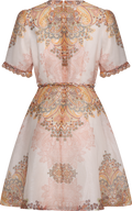 Micah Silk Linen Dress - Ivory