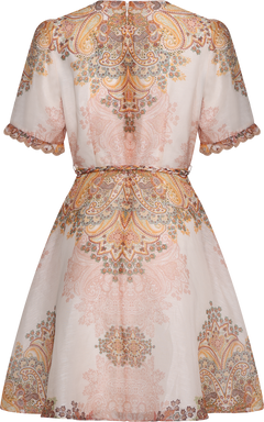 Micah Silk Linen Dress - Ivory