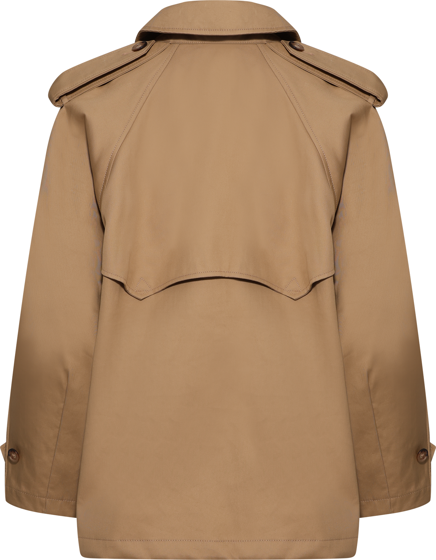 Woven Trench Coat - Khaki