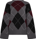Boletteic Pullover - Grey Argyle