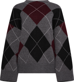 Boletteic Pullover - Grey Argyle