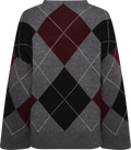 Boletteic Pullover - Grey Argyle