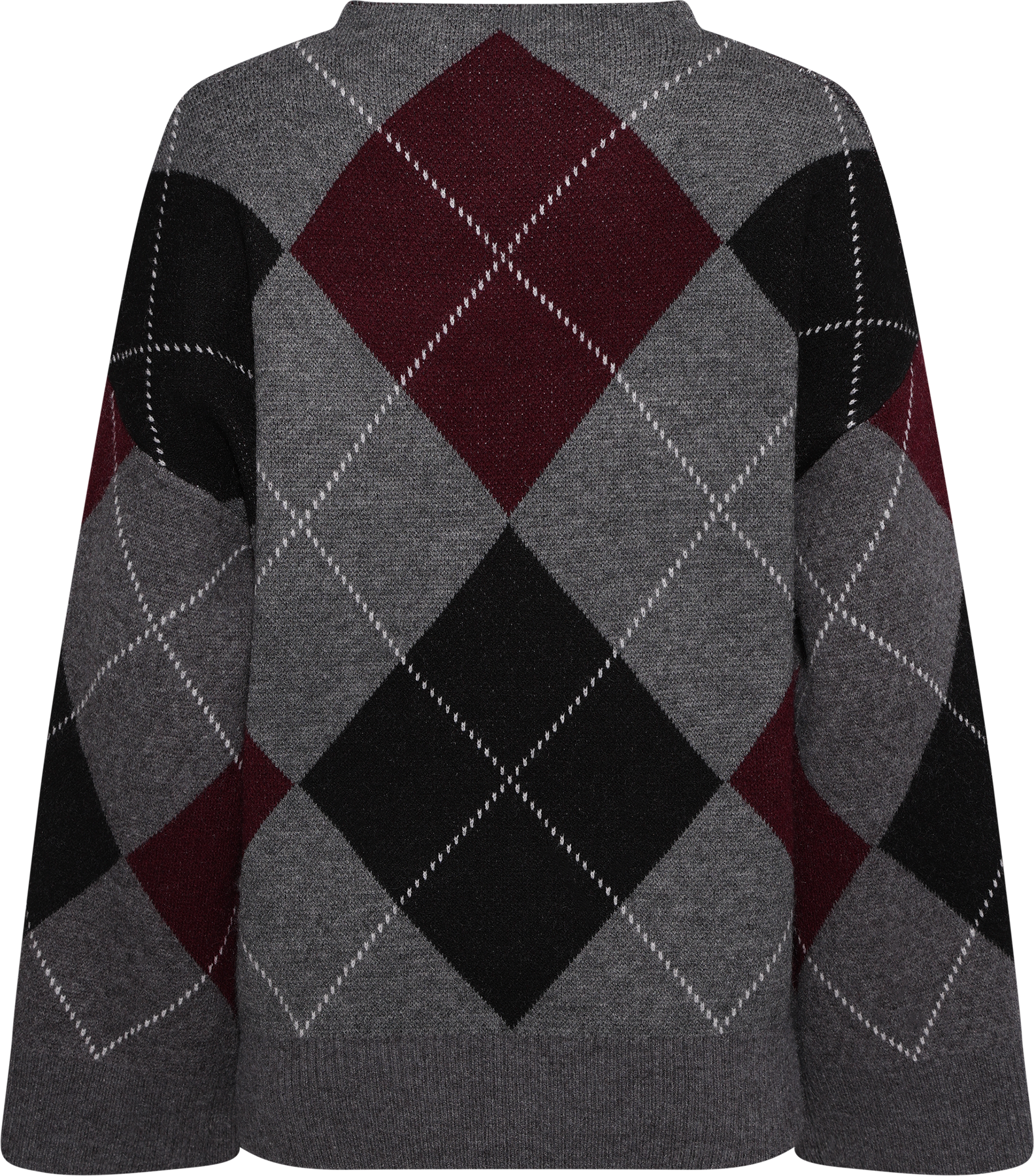Boletteic Pullover - Grey Argyle