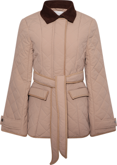 Anja Quilted Jacket - Beige