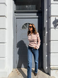 Marte Ls Stripe Polo - Pink