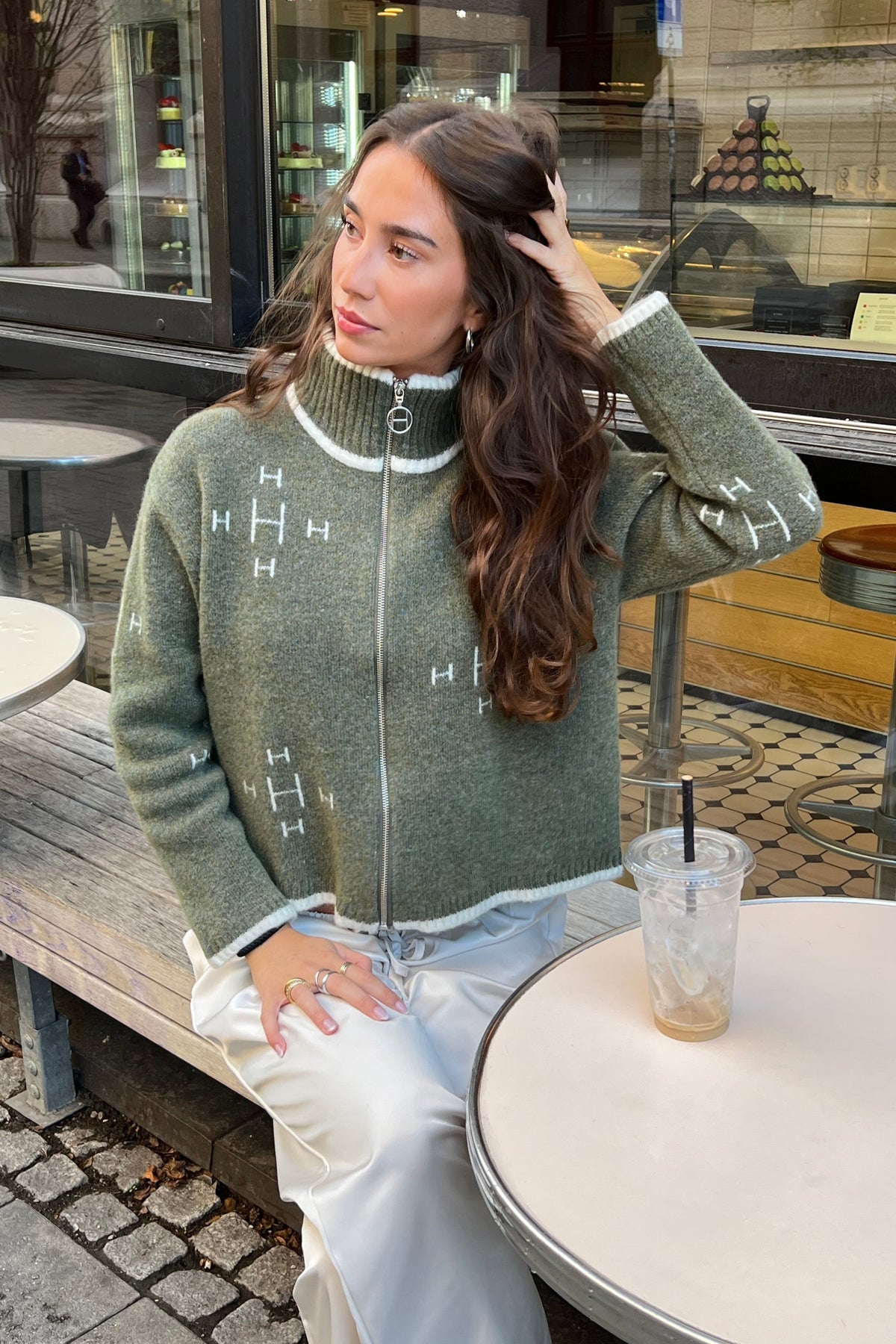 Iben Zip Jacket - Winter Moss