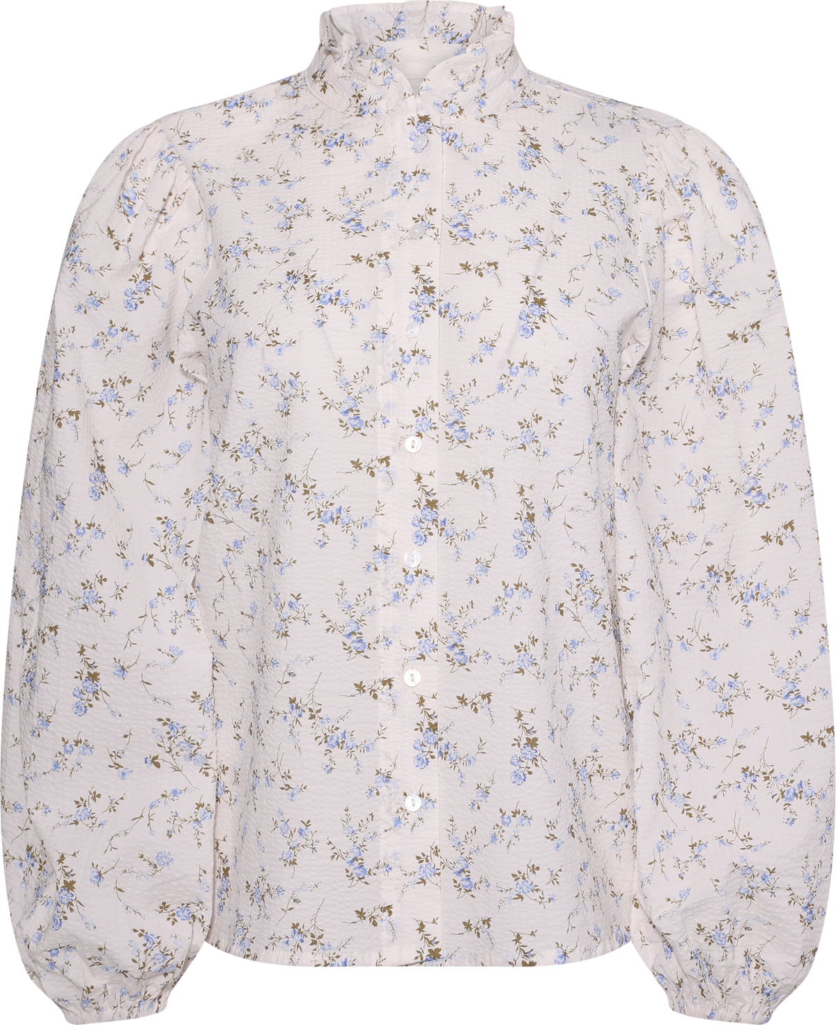 Tiffany New Shirt - Off White/Blue