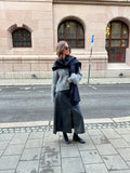 Gzsasi Cardigan - Check Dark Grey/Grey/Blue Comb