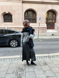 Gzsasi Cardigan - Check Dark Grey/Grey/Blue Comb