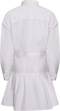Woven Shirt Dress - White