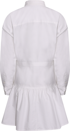 Woven Shirt Dress - White