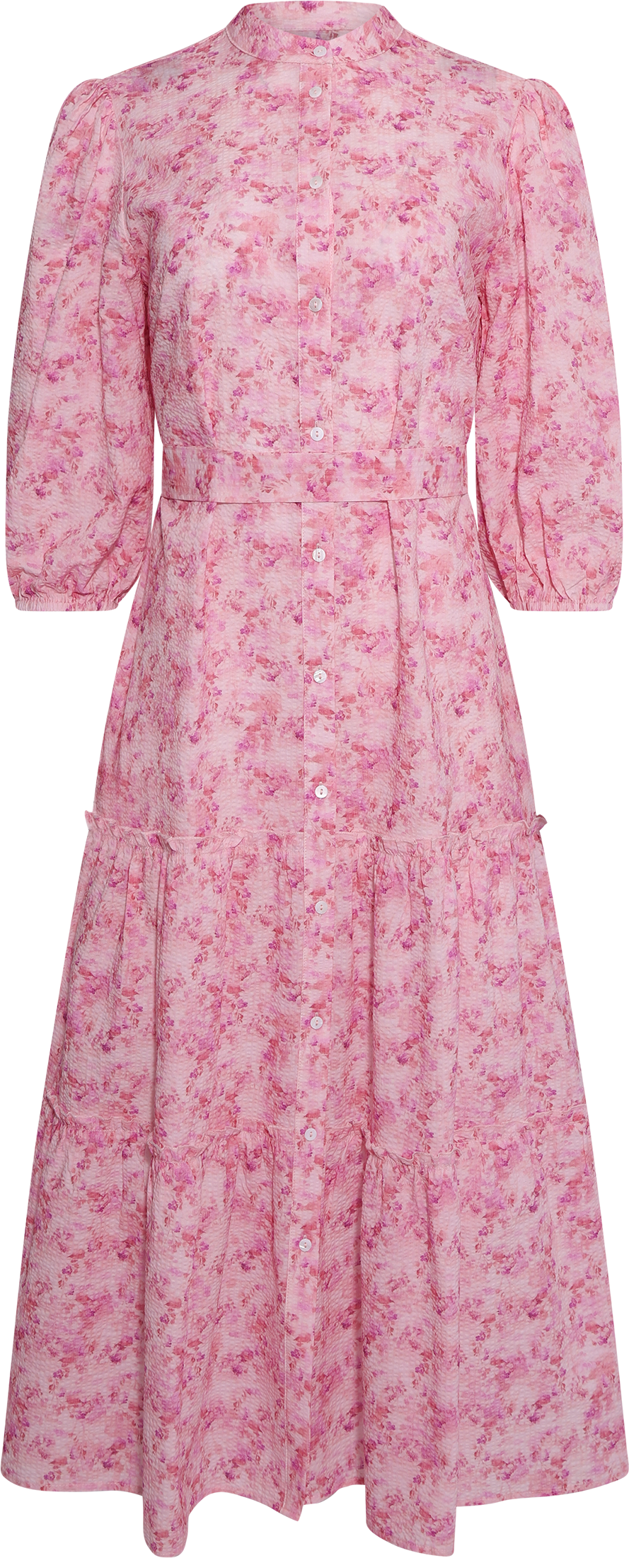 Kate Long Dress - Rose/Hot Pink