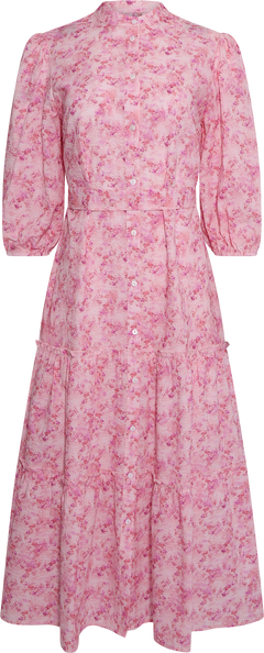 Kate Long Dress - Rose/Hot Pink