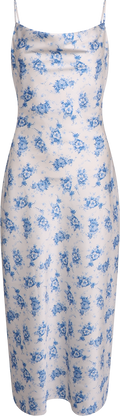 Eila Print Dress - Ecru Mix