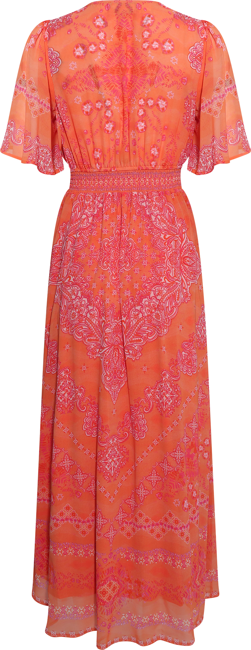 Alitzel Long Dress - Orange