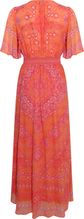Alitzel Long Dress - Orange