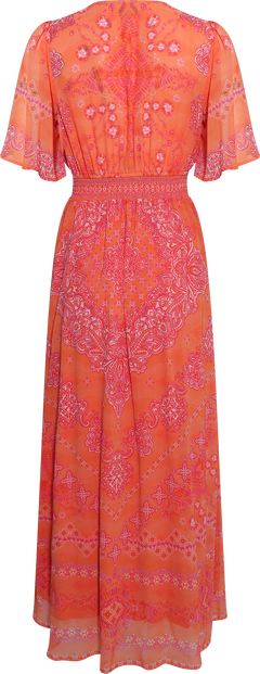 Alitzel Long Dress - Orange