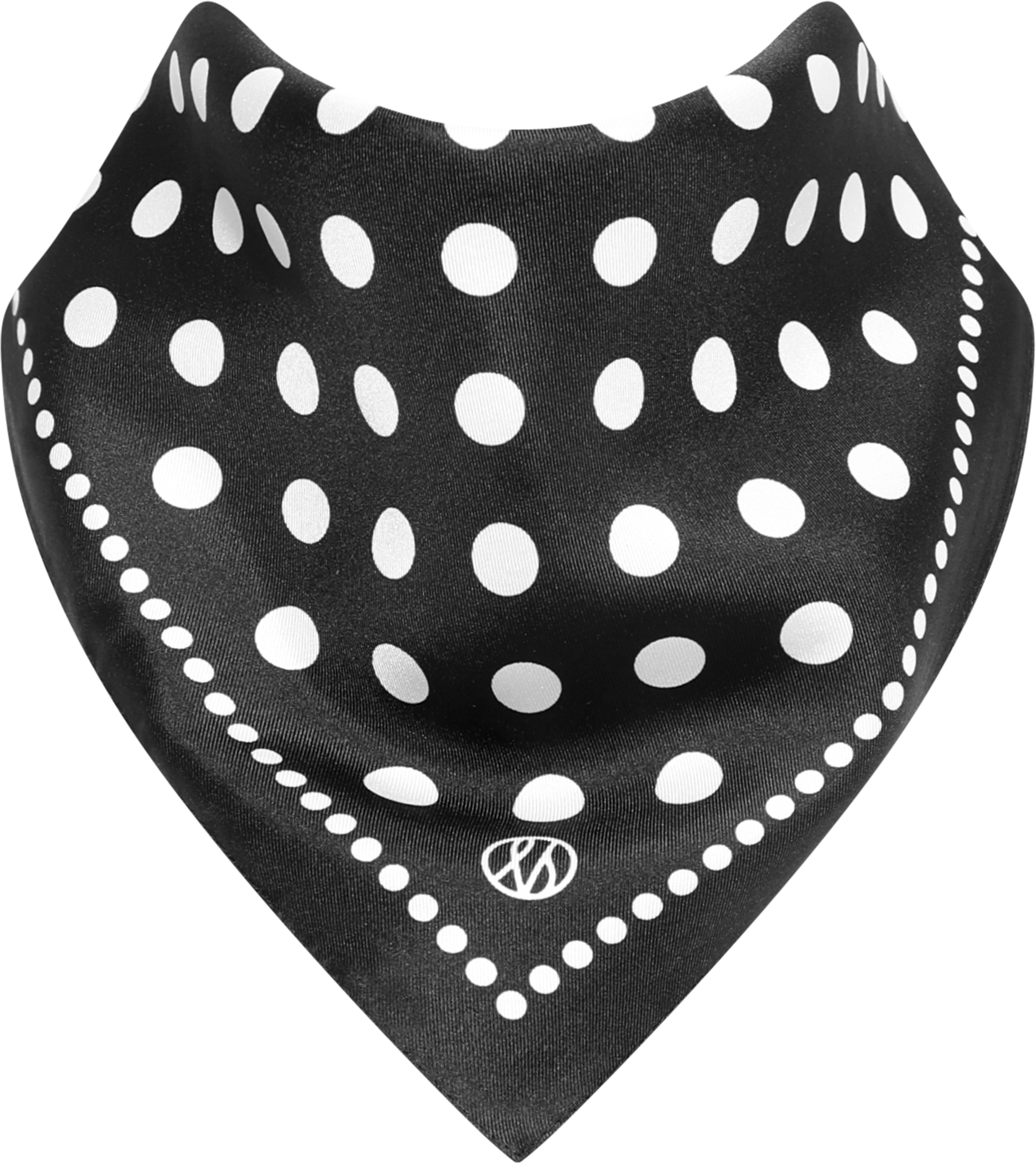 Polkadot Scarf - Black