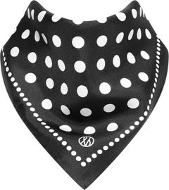Polkadot Scarf - Black