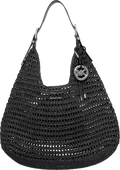 Nolita Large Hobo Shoulder - Black/Black