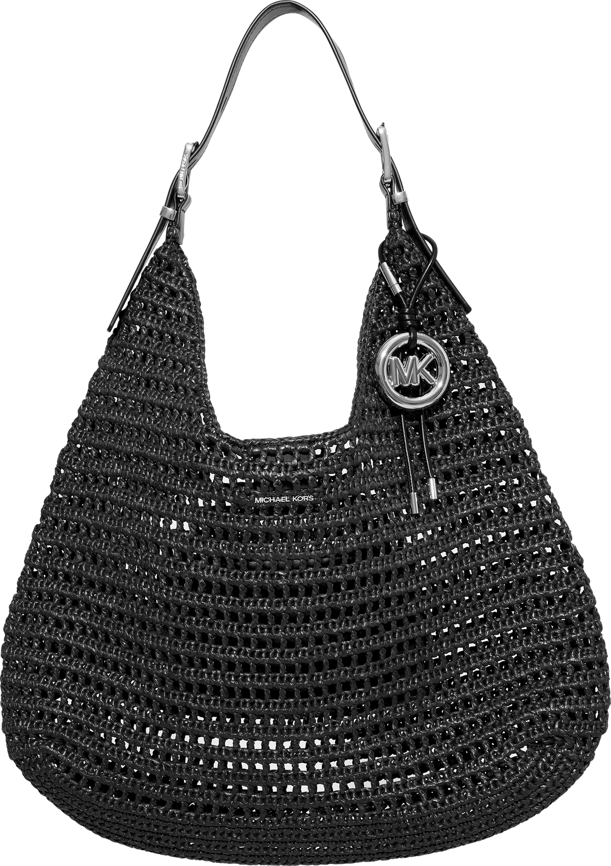 Nolita Large Hobo Shoulder - Black/Black