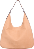 Nolita Large Pebbled Leather Hobo Shoulder Bag - Peanut