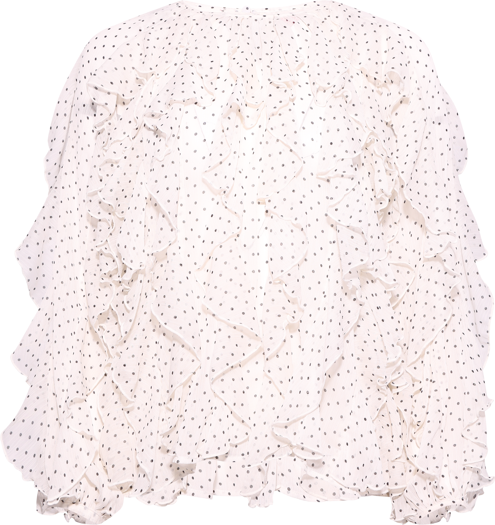 Rya Blouse - Ivory Mini Dot