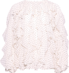 Rya Blouse - Ivory Mini Dot