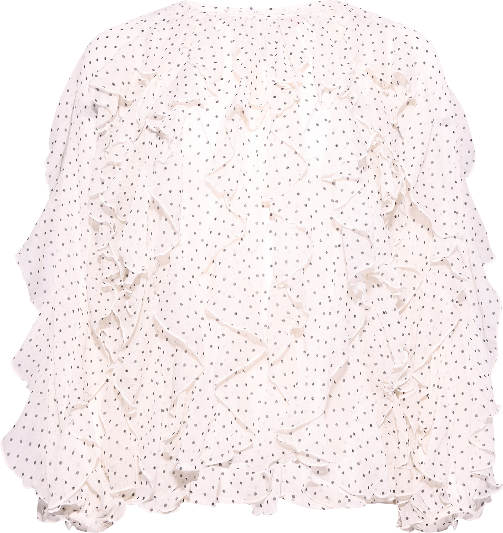 Rya Blouse - Ivory Mini Dot