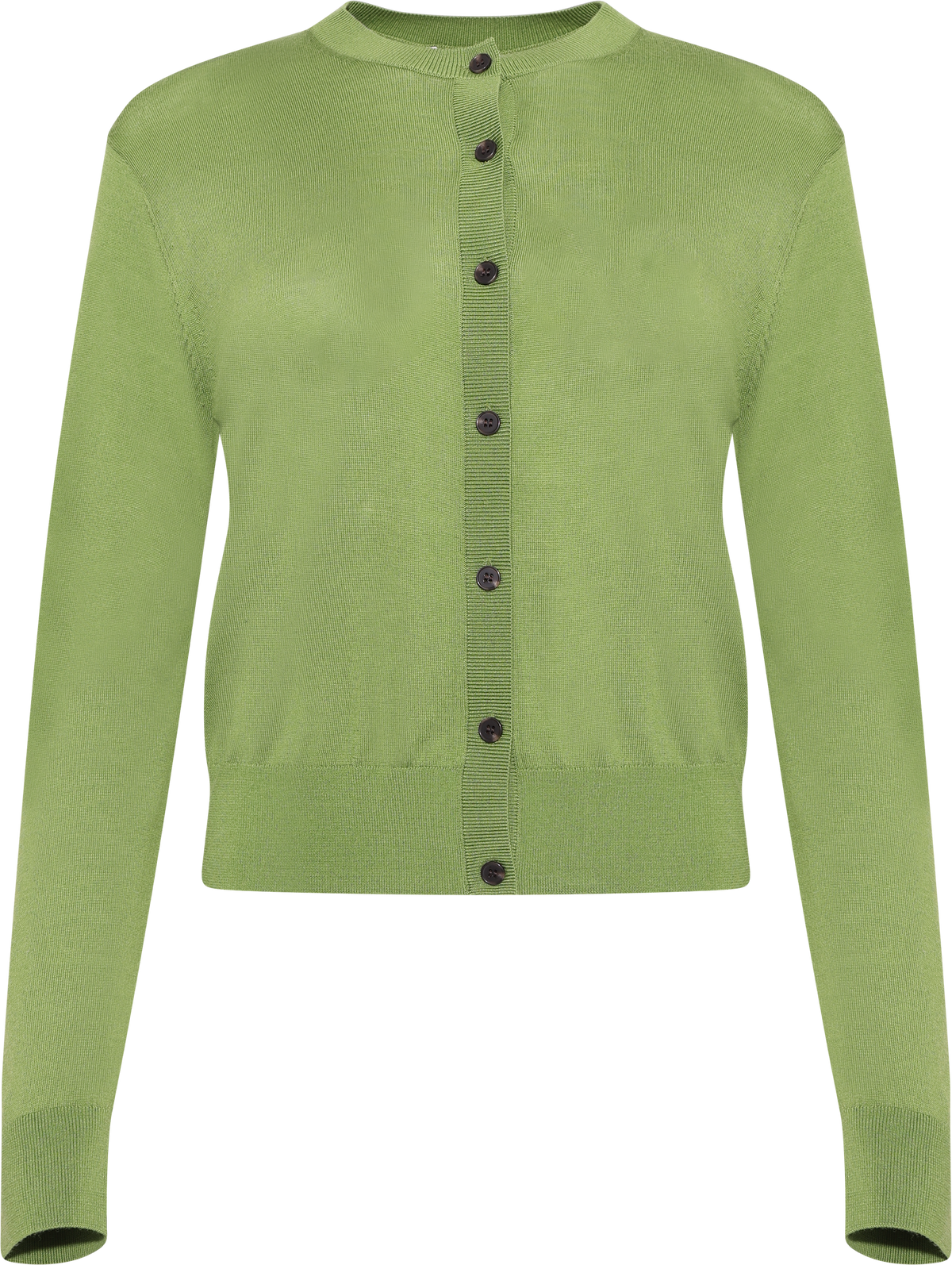 Lilja Merino Cardigan - Tulip Green