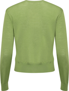 Lilja Merino Cardigan - Tulip Green