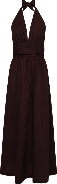 Lido Maxi Dress - Espresso