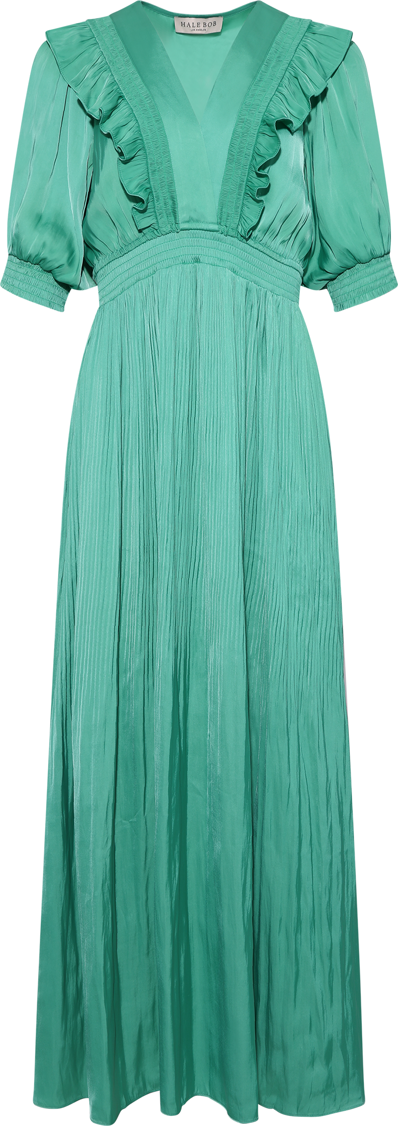 Lovisa Solid Long Dress - Green