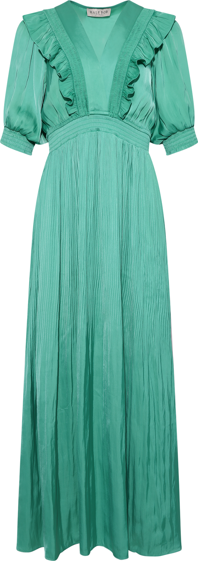 Lovisa Solid Long Dress - Green