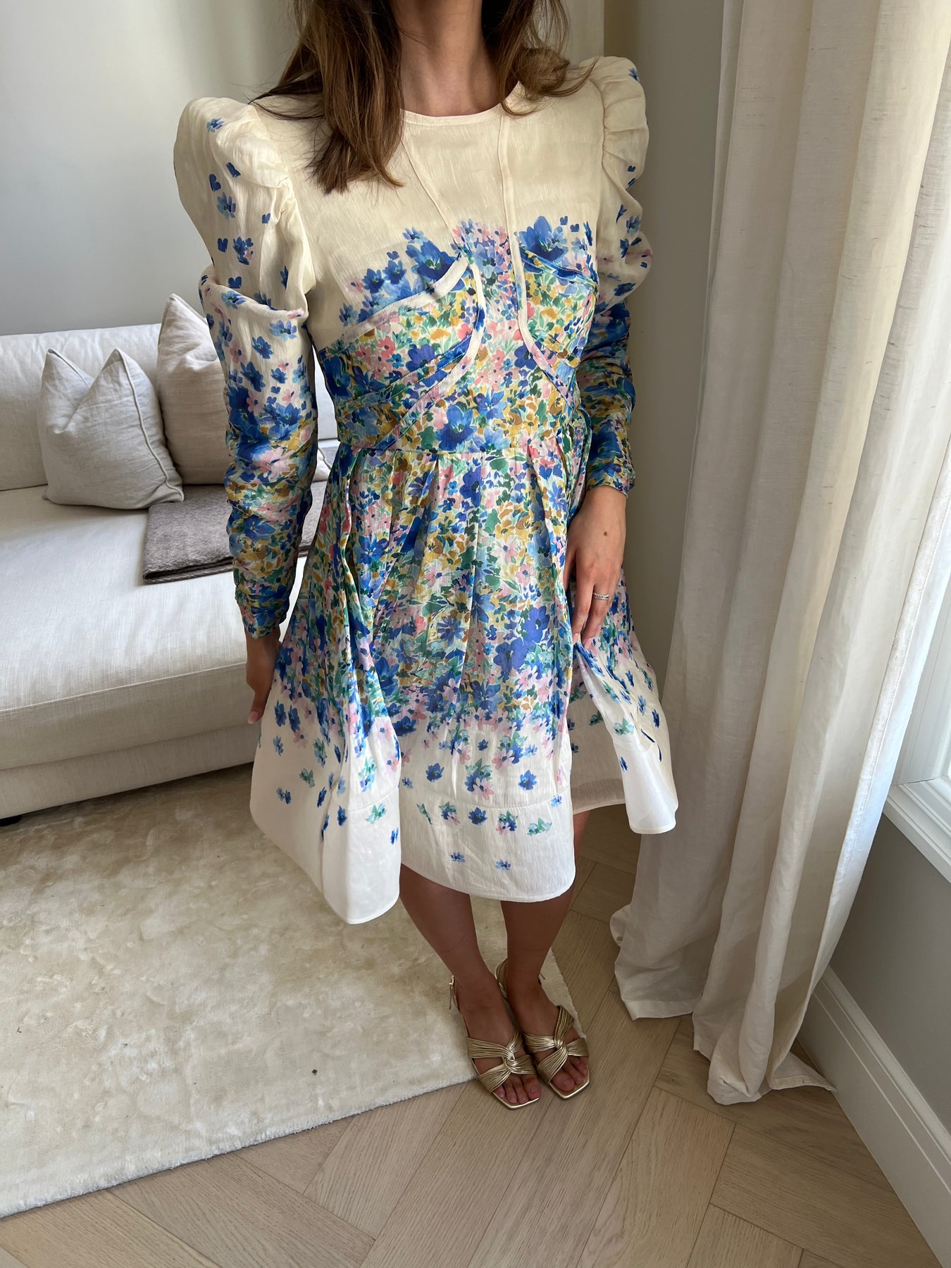 MALINA - Kjoler - Leoni Silk Blend Mini Dress - Ditsy - Villoid MALINA - Kjoler - Leoni Silk Blend Mini Dress - Ditsy - Villoid
