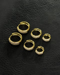 Dome Hoops (L) - Gold