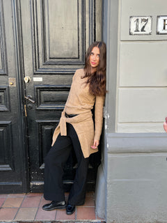 Julianna-Long Sleeve-Pullover - Collection Camel Melange