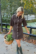 Oliviaic Knit Dress - Dark Brown