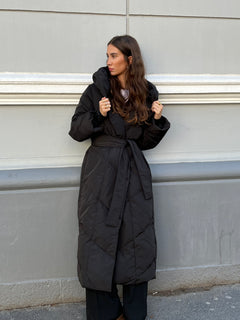 YazIW Long Coat - Black